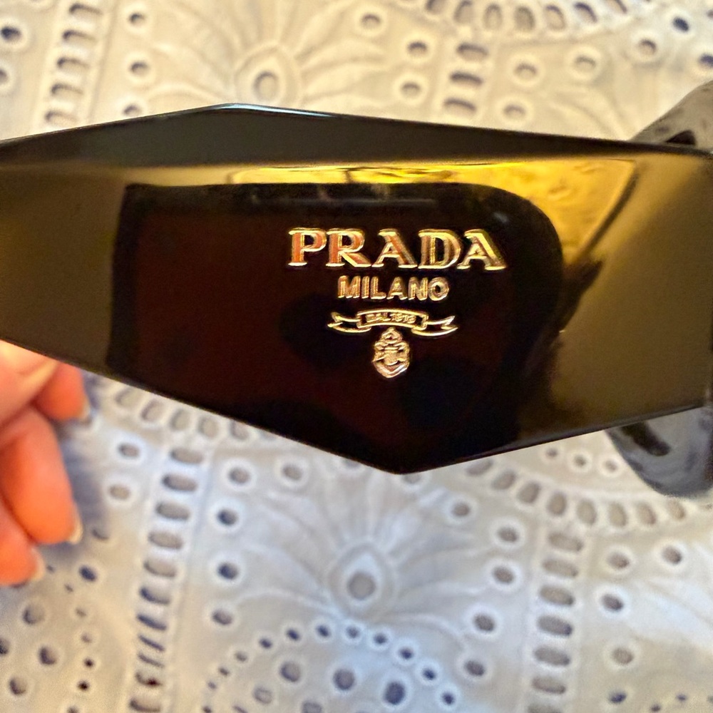 Prada Sleek Black Sunglasses - Picture 9 of 10